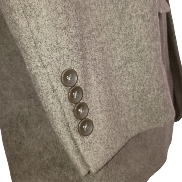 Mens Oscar de la Renta Wool Cashmere Blend 3 Button Sport Coat Size 41 Regular - Picture 8 of 12